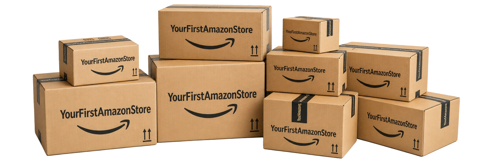 YourFirstAmazonStore boxes