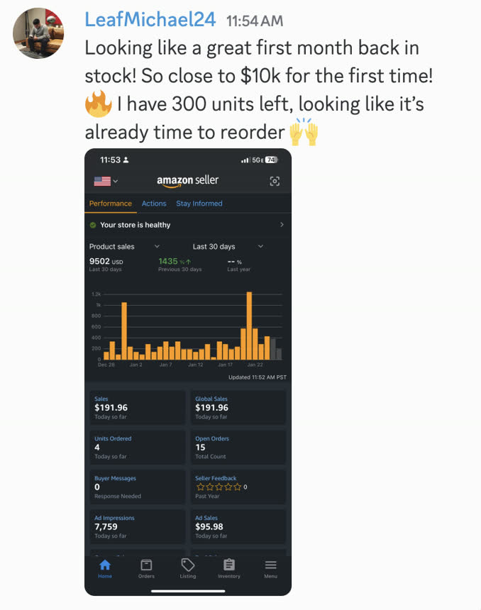 Student win